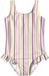 NAME IT NMFZILUA Gebloemd Badpak Meisjes Mouwloos Ronde Hals Strawberry Moon Polyester 86/92