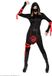 Widmann Starlight Ninja - Dameskostuum - Maat M - Rood/Zwart
