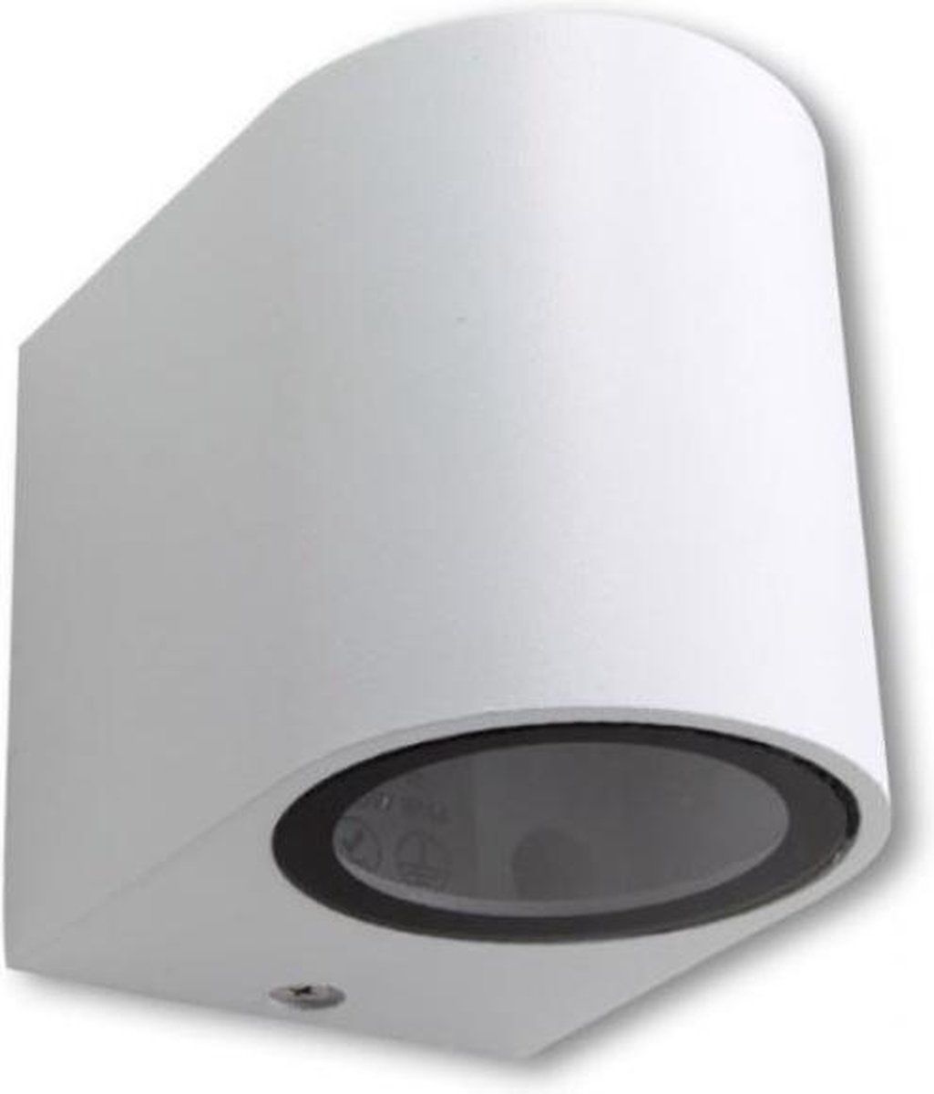 LvT VIP LED Tuinverlichting - Buitenlamp - GU10 - Rond - Mat Wit - Aluminium