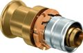 Uponor S-Press - Raccord de transition - acier inoxydable cuivre avec contour de sertissage - M25-22CU-SST