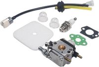 Mantis Carburateur C1U-K54A, filtre à air, conduite de carburant, jeu de bougies d'allumage pour motobineuse 2 temps Mantis 7222, 7222M, 7225, 7230, 7234, 7240, 7920, 7924