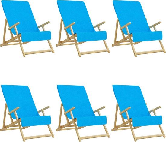vidaXL Strandhanddoeken Turquoise 60x135 cm - 2 Stuks