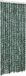 vidaXL Vliegengordijn 100x200 cm Chenille Groen en Wit