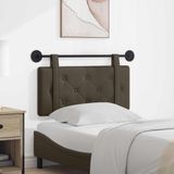 vidaXL Tête de lit suspendue Gris Similicuir