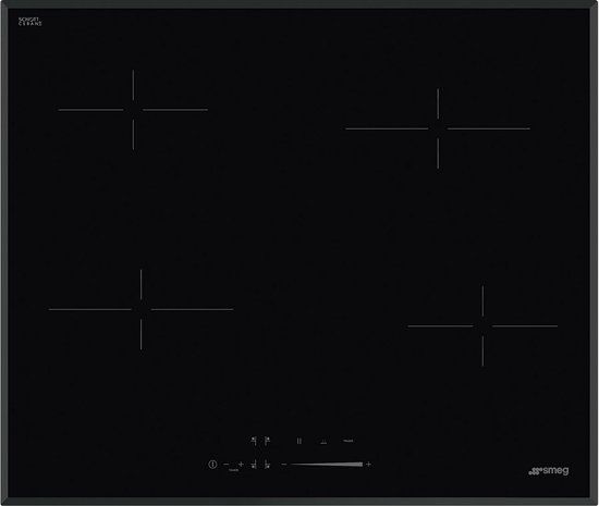 Smeg SE464TB Kookplaat Zwart Ingebouwd 60 cm Keramisch 4 zone(s)