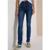 cecil Jeans met High Waist en smalle pijpen in Slim Fit