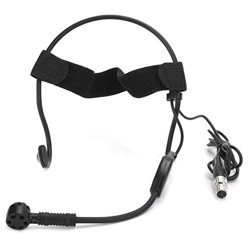 gostcai Mini-microfoon, draagbare headset-microfoon, condensatormicrofoon, draadloze systeemzender, audiomixermicrofoon, zakelijk softphone Callcenter-kantoor