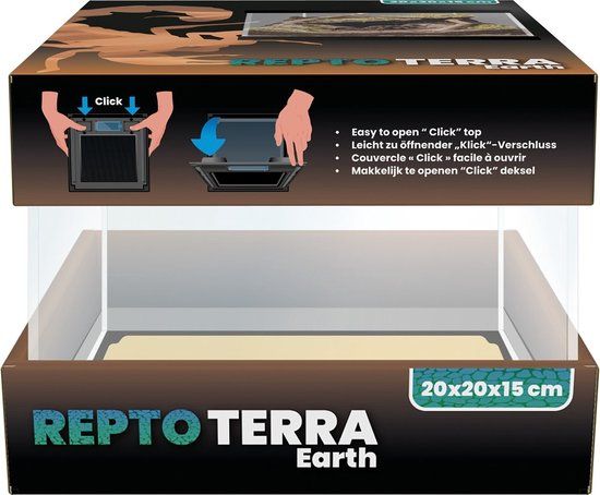 Repto Terra Earth 20x20x15 cm - Terrarium