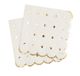 20 Scrap Cooking 20 servetten "Gold" voor verjaardags- en feestdecoratie, 33 x 33 cm