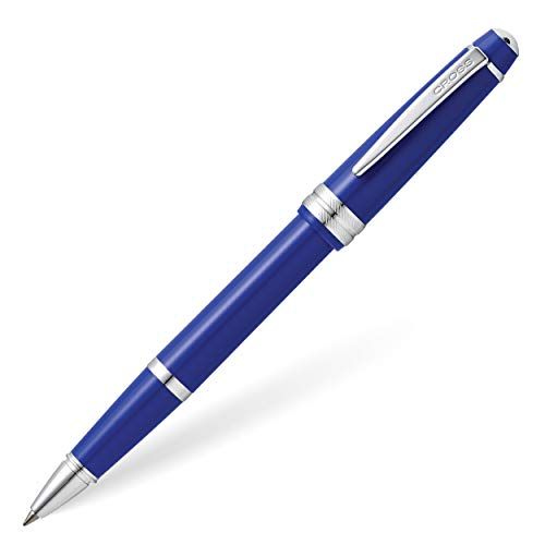 Cross Bailey Licht Gepolijst Blauwe Hars Rollerball Pen - Glanzend Blauw