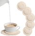 Ibenzoa® Élégants sous-verres en macramé faits à la main style bohème pour boissons et décoration, set de 6 pièces