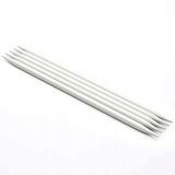 KnitPro Aluminium Sokkenbreinaalden 20cm - 6.00mm - Grijs