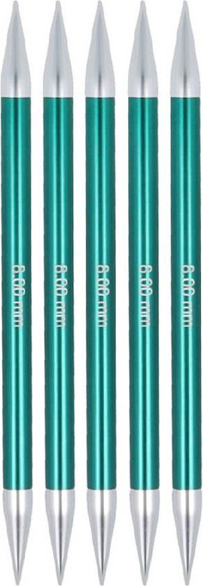 KnitPro Zing sokkennaalden 15cm 8.00mm - Multikleur