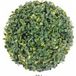 Dimhaut Boule de buis artificiel pour extérieur plastique anti-UV D 28 cm - H 28 cm - Vert