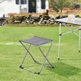 [en.casa] 2-in-1 tuinkruk en tuintafel Barete 47x47x37 cm grijs