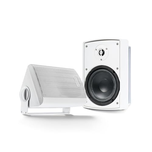 Gemini Sound GHSI-W400BT-PR-WHT 4 inch bass woofer met 100 Watt piekvermogen