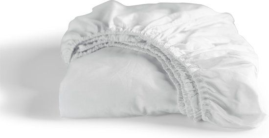 Cinderella Basic Katoen Hoeslaken - Lits-jumeaux (160x200 cm) - Wit