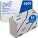 Scott Essential Papieren Handdoeken 6609-2 Laags - 16 Verpakkingen x 220 Vellen