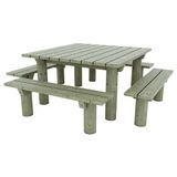 Mobextan Evens Picknickset vierkant - Verankerbaar - Tanguy