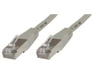 MicroConnect Cat5e 1m netwerkkabel grijs