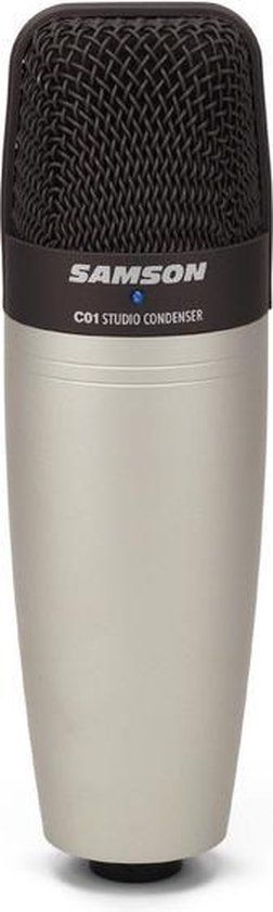 Samson C01 Studio Condenser Microphone - XLR - Silver