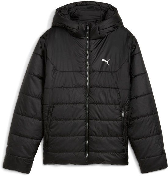 Puma Ess Gewatteerde Jas Zwart 6-7 Years Jongens