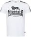 Lonsdale T-shirt Stour Heren Wit/Zwart XXL