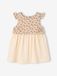 VERTBAUDET Vanilla Two-Material Baby Girl Dress