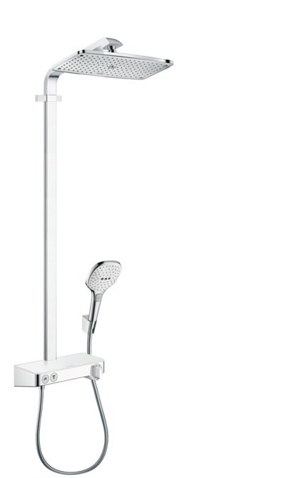 Hansgrohe Raindance Select E 360 Showerpipe - wit/chroom