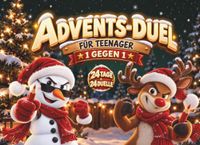 Advents-Duell für Teenager: Der Adventskalender mit 24 lustigen Duellen, Spielen und Challenges – das Mitmachbuch für zwei