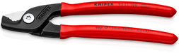 Knipex Pince coupante pour câbles | Revêtement plastique | Brunie | Longueur 160 mm - 95 11 160 SB