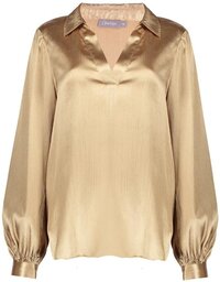 Geisha Blouse Satijn Beige Maat M