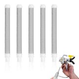 Filtre pour pistolet à peinture airless - 60 mesh - 100 mm - Acier inoxydable - Lot de 5