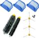 OEM NCD E-Commerce Handel GmbH Vervangingsset voor Roomba 600/610/620/621/630/650/651/655/660/661/PET robotstofzuigers met 3 AeroVac-filters, 3 borstels met 3 messen, 1 middenborstel, 1 middenrol en accessoires
