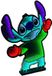 Kurt S. Adler Disney Stitch Infinity Light 75cm Kunststof Multicolor