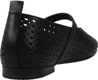 CLARKS Fawna Jane Ballerina's Zwart Leer Dames Maat 41