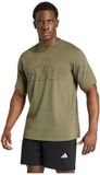 Adidas Workout Essentials Feelready Logo T-shirt Heren Groen XL