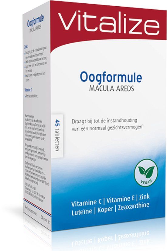 Vitalize Oogformule Macula Areds 45 tabletten