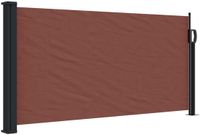 vidaXL Windscherm uittrekbaar 100x500 cm bruin