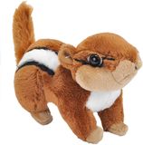 Wild Republic Knuffel Eekhoorn - Chipmunk - pluche - 13 cm - bosdieren knuffeldier