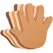 Baker Ross Huidskleurige Foam Hand Uitsparingen - Pak van 30
