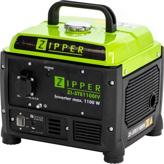 Zipper ZI-STE1100IV 1300W Benzine Generator - 4.2L - 230V