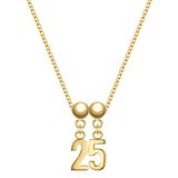 Glanzstücke München Set (Ketting + Betoveren) - 925 zilver, geel goud, Vrouwen