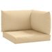 VidaXL Stoelkussen Beige