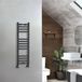 Hudson Reed Sèche-serviettes fin - 100 x 30 cm - Eau - WC & Cuisine Mural - Anthracite