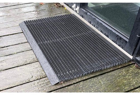Hamat Deurmat - 40 x 60 cm - Antraciet - Schoonloopmat