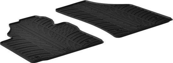 Gledring Rubbermatten Volkswagen Caddy 2004-2015 & 2015- (G profiel 2-delig + montageclips)