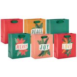Hallmark 6" Kleine Kerst Gift Bag Bundel