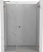Mexen Lunar-B porte de douche pivotante droite 115 cm, transparent, cuivre brossé