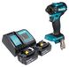 Makita DDF 083 ST accuboormachine 18 V 40 Nm 1/4'' borstelloos + 2x oplaadbare accu 5.0 Ah + lader